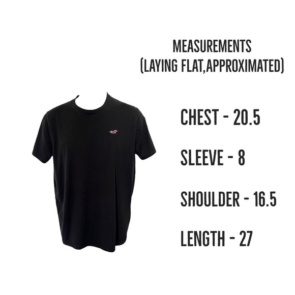 Hollister Co Must Have Collection Black T-Shirt Men’s Size Medium - Picture 8 of 8